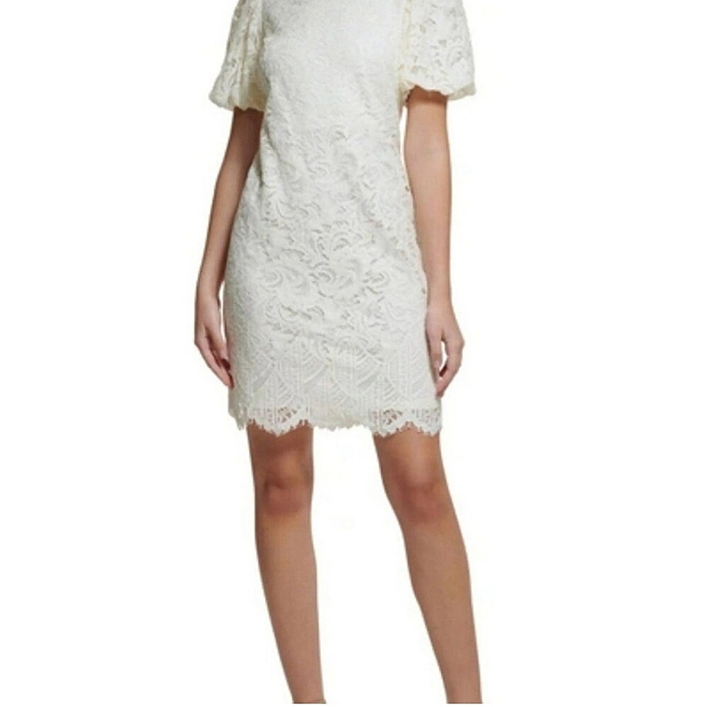 NWT JESSICA HOWARD | $99 Lace Sheath Cocktail Dress - Picture 3 of 10